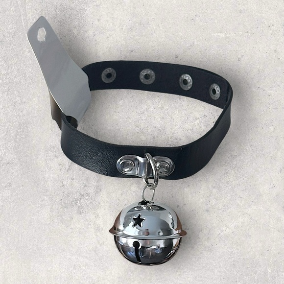 Bell PU Leather Choker - Picture 1 of 3